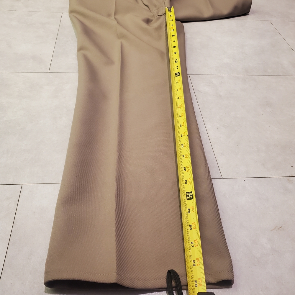 Vintage Wrangler Pants Mens 40x29 Brown Bootcut Slacks Western Cowboy Trousers - Picture 8 of 10